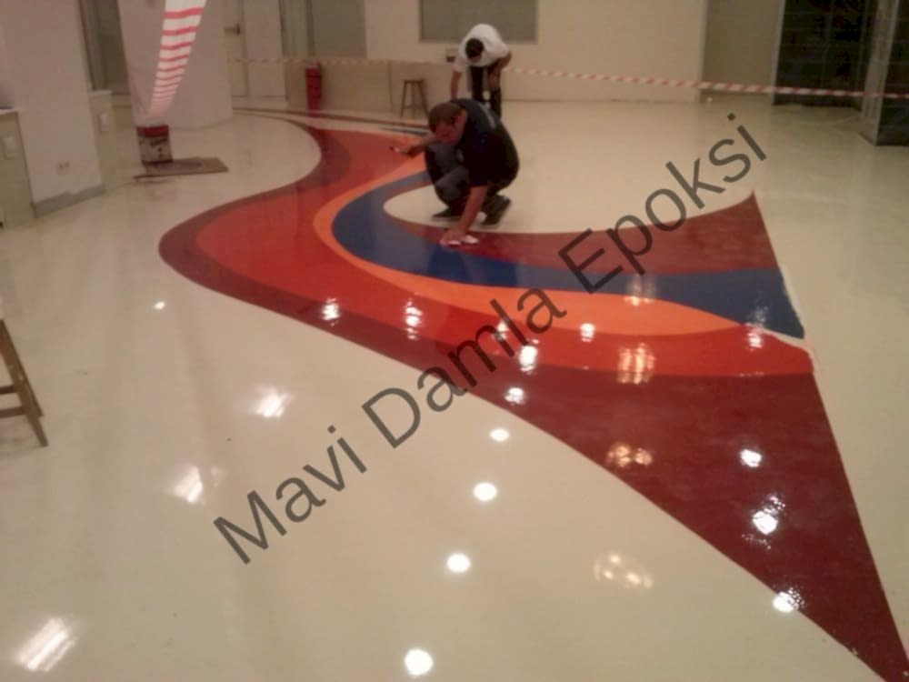 Dekoratif Epoksi Zemin Özel Çalışmamız
