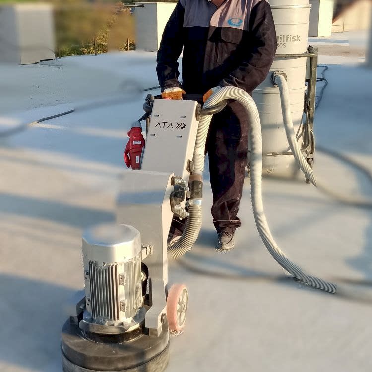 Epoksi kaplama nedir nasıl yapılır Epoksi zemin kaplama uygulama aşındırma aşaması