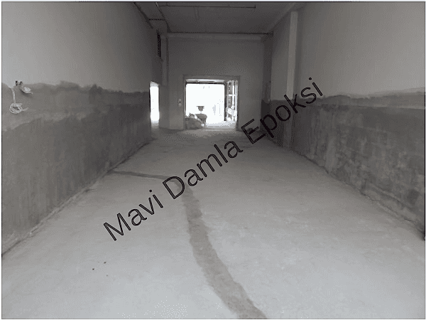 Silimi ve temizliği yapılmış otopark zemini