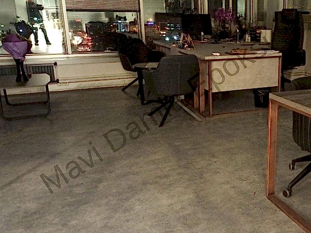 Firmamızın Yaptığı Eskitme Pantene Epoksi Zemin Kaplaması