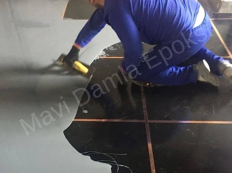 Antistatik epoksi zemin kaplama ESD İletken