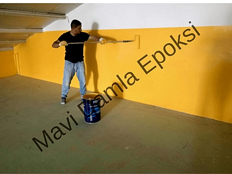 Epoksi duvar boyası uygulamamızdan kareler