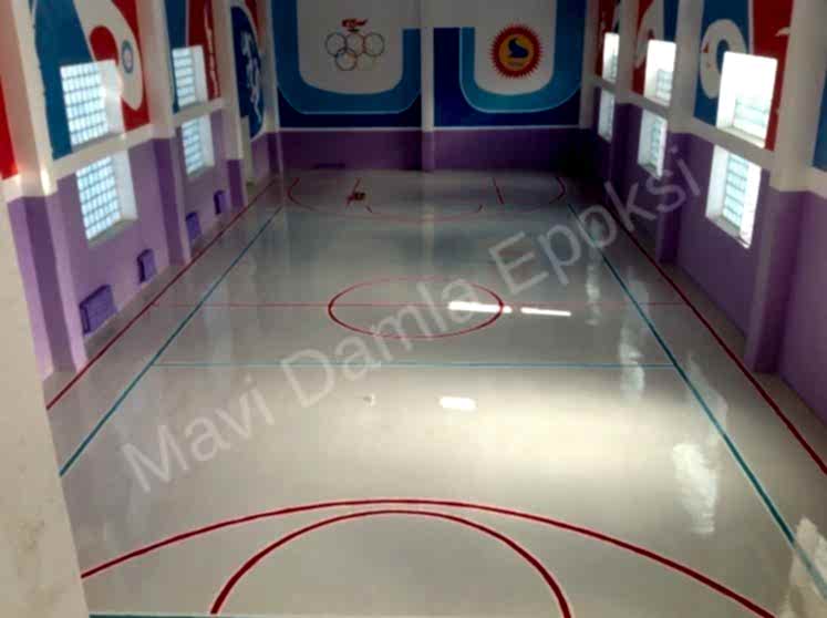 Kapalı spor salonu zemin kaplama
