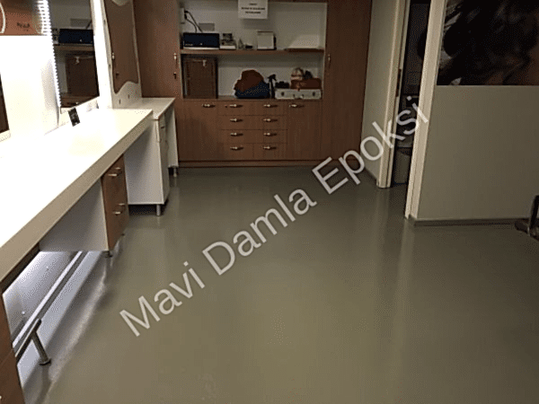 Ev Dekoratif epoksi zemin kaplama uygulaması