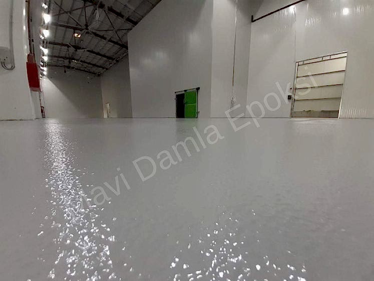 Portakal kabuğu desenli epoksi zemin kaplama görselimiz