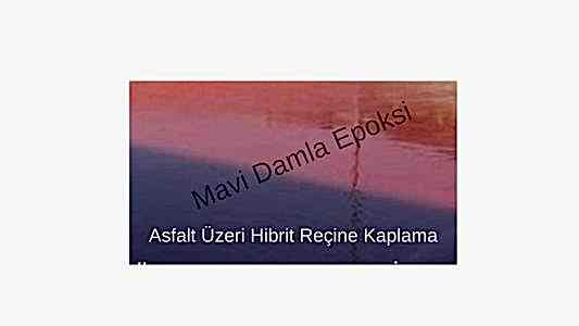 asfalt zemin epoksi kaplama bitmiş hali