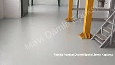 Fabrika, endüstriyel portakal kabuğu desenli epoksi zemin kaplama