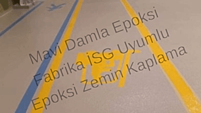 İSG uyumlu fabrika trafik forklift yolu çizgi imalatı