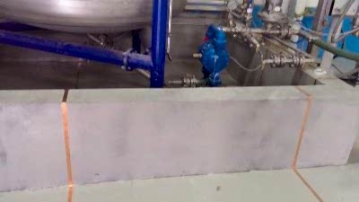 Parlayıcı - patlayıcı endüstriyel tesis Antistatik ESD epoksi kaplama uygulaması